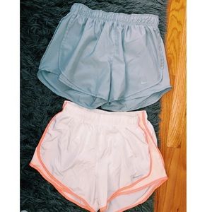 2 pairs of Nike running shorts